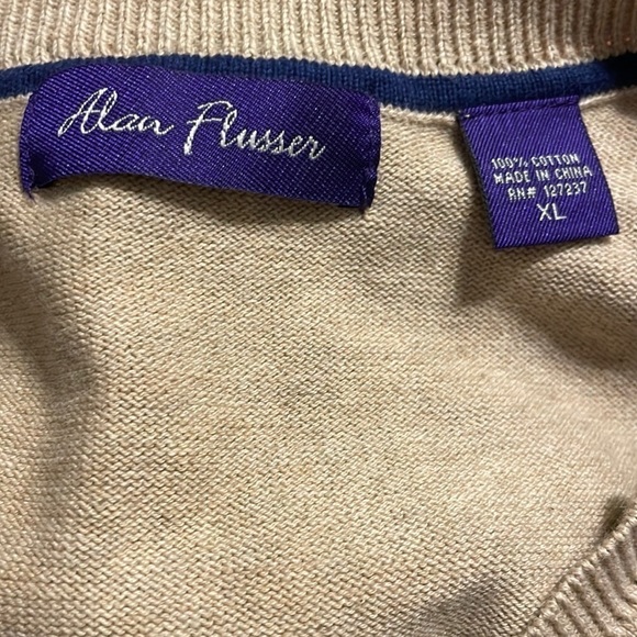 ALAN Flusser Men’s Casual Vest Size XL - Picture 3 of 4